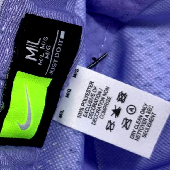 Nike Futura Tie Dye Bucket Hat-Women M/L -Lavender Purple-White- Summer NWT - Picture 4 of 4